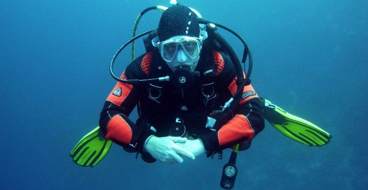 diving