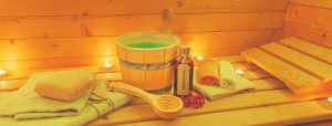 infrared sauna and acessories
