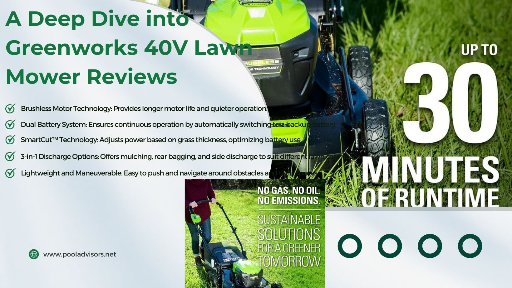A Deep Dive into Greenworks 40V Lawn Mower Reviews