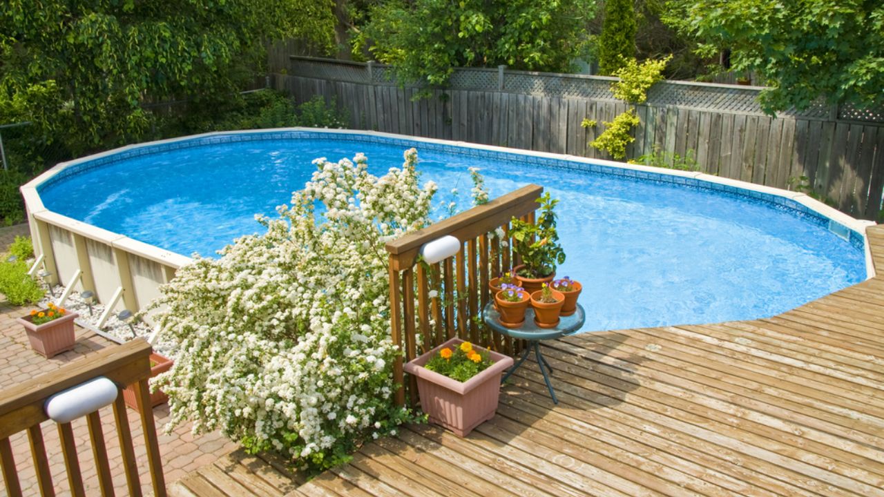 Beautiful Hard Sided Above Ground Pool