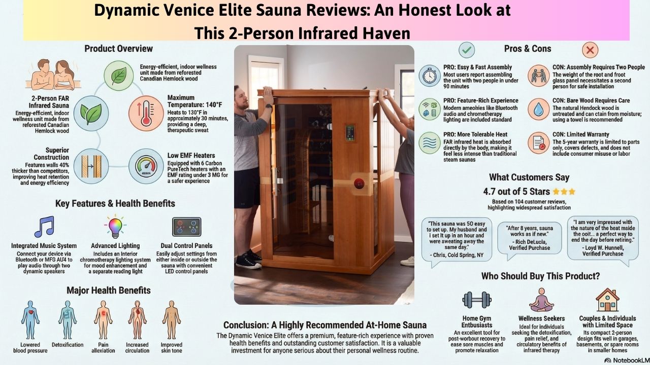 Dynamic Venice Elite Sauna Reviews