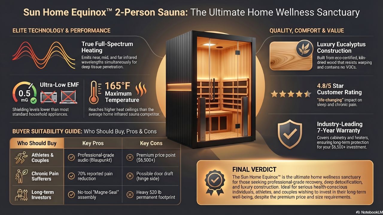 Sun Home Equinox 2-Person Infrared Sauna Review
