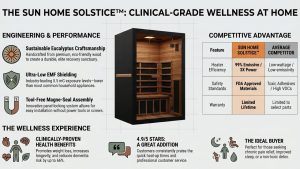 Sun Home Solstice™ 2-Person Infrared Sauna Reviews