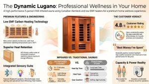 Dynamic Saunas Lugano 3 - Person Infrared Sauna Review