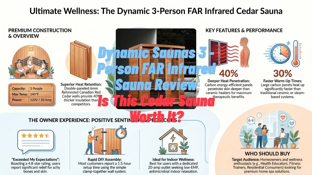 Dynamic Saunas 3 - Person FAR Infrared Sauna Review