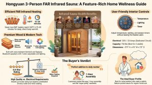 Hongyuan 3 Person FAR Infrared Sauna Review