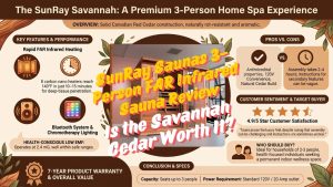 SunRay Saunas 3-Person FAR Infrared Sauna Review