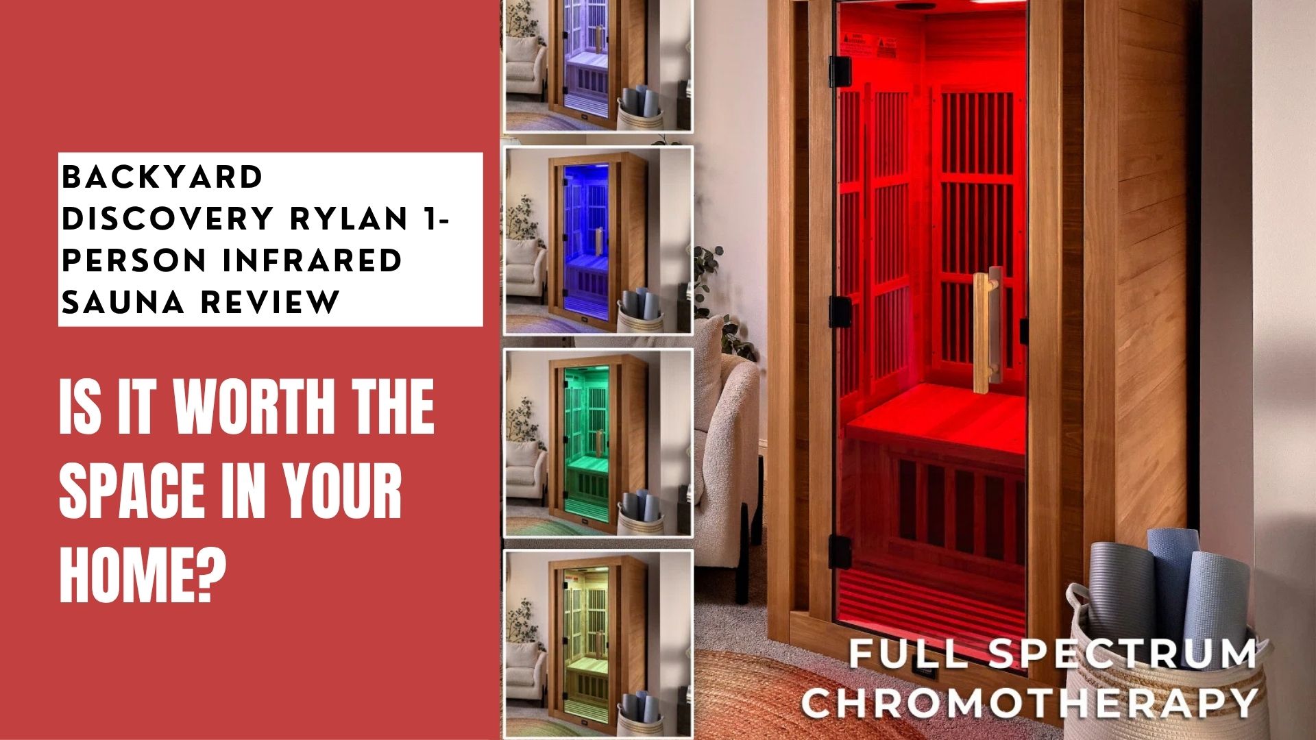 Backyard Discovery Rylan 1-Person Infrared Sauna Review