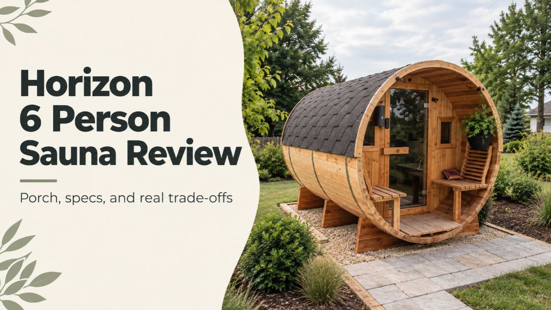 RedWood Outdoors Horizon 6 Person Traditional Sauna Review